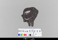 藏品(中國湖北皮影戲偶頭-淨)的圖片